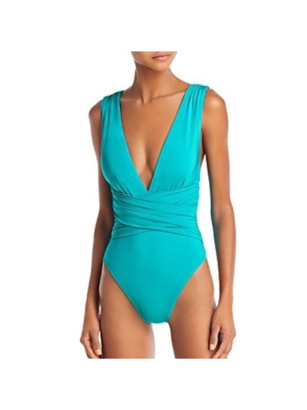 NWOT Trina Turk Wrap Front One-Piece Swimsuit